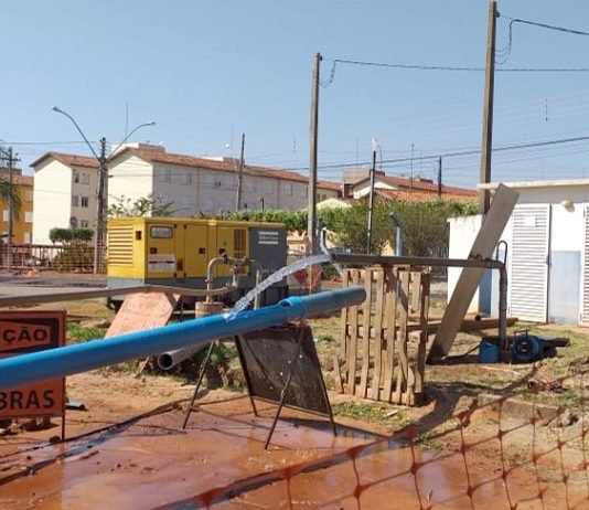Sanessol realiza testes de vazão no novo poço do CDHU