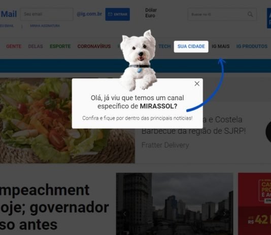 Portal iG estreia em Mirassol em breve