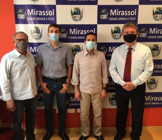 Prefeito recebe deputado Marcos Pereira e garante R$ 1,5 milhão em emendas para Mirassol