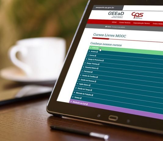 Centro Paula Souza disponibiliza 17 cursos livres gratuitos online em diversas áreas