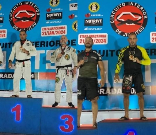 Equipe de Mirassol brilha no Circuito Interior de Jiu-Jitsu com sete medalhas