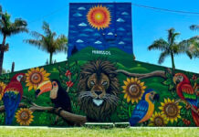 Projeto “Colorindo um Ponto” transforma espaço em Praça Central de Mirassol em um grande mural