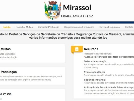 Mirassol digitaliza serviços de trânsito e agiliza atendimento com novo portal 100% online