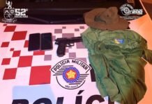 Polícia Militar prende suspeito de roubo a drogaria e recupera simulacro de arma e celulares