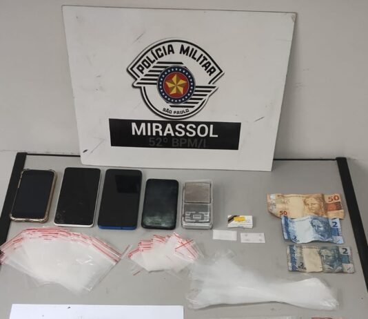 Homem é preso suspeito de tentativa de homicídio e tráfico de drogas em Mirassol