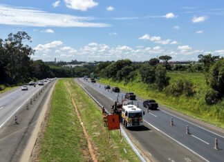 Obras na Washington Luís avançam e nova interdição começa nesta sexta entre Rio Preto e Mirassol