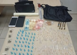 Casal é preso por tráfico de drogas e posse ilegal de munições durante ação da PM em Mirassol