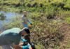Sanessol retira 116 quilos de resíduos de parque em Mirassol em ação pelo Dia Mundial de Limpeza de Rios e Córregos